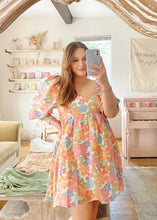 vintage floral babydoll dress (multi)